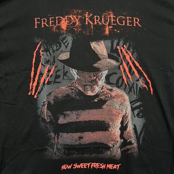 A Nightmare on Elm Street Freddy Kruger Oversized Horror T-Shirt Size Extra Larg - Picture 2 of 4